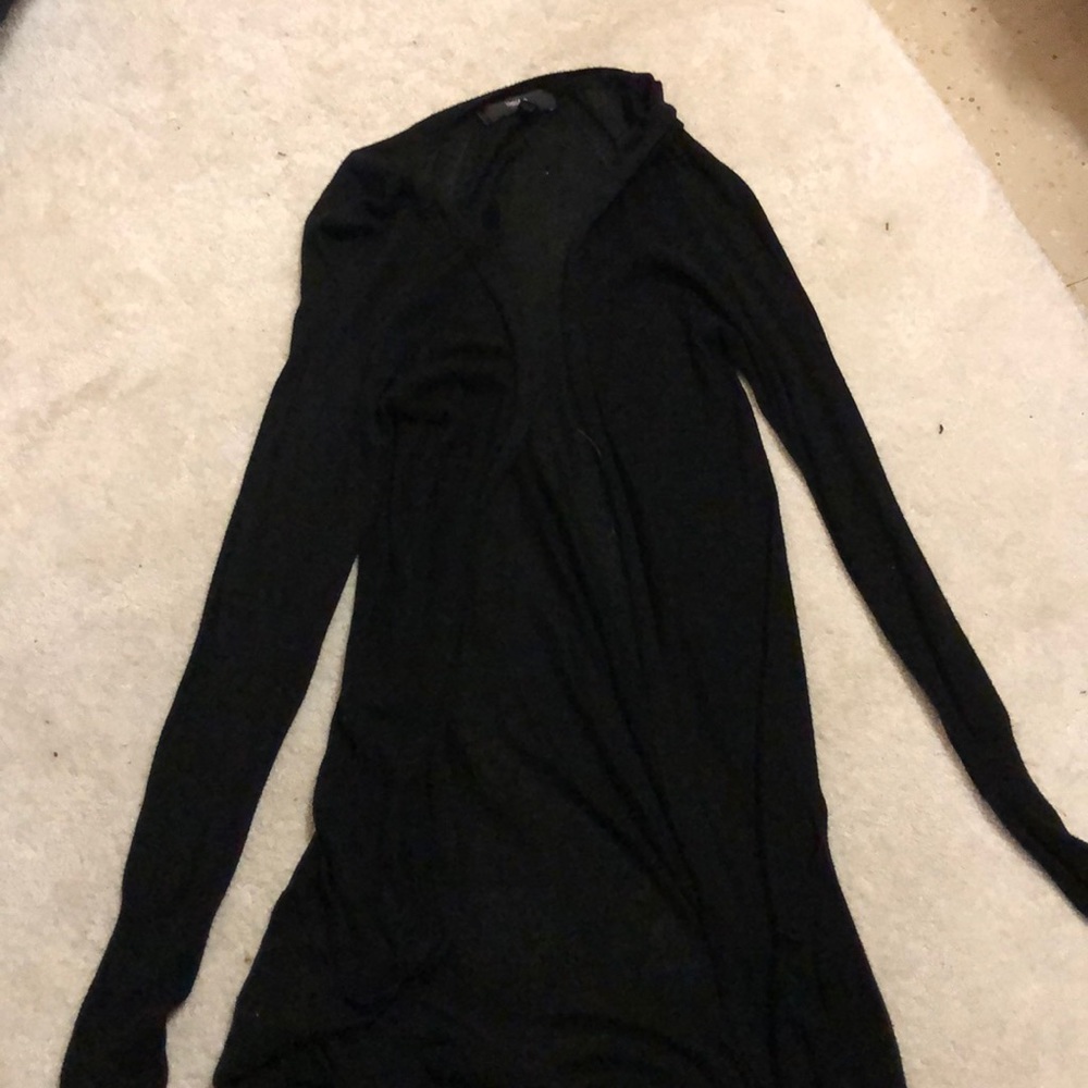 Black cardigan